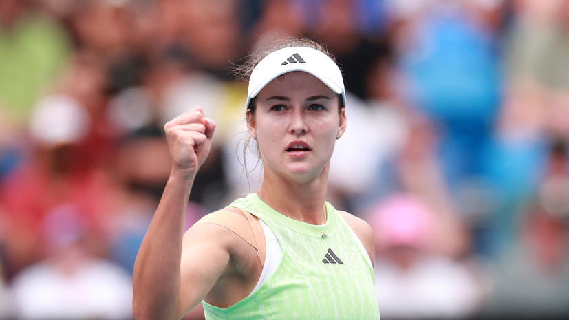 Калинская победила Пегулу и вышла в четвертьфинал турнира WTA в Страсбурге