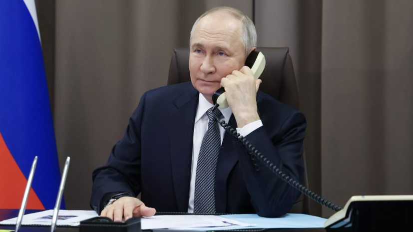 Путин по телефону пожелал выздоровления пострадавшему из-за атаки БПЛА Волобуеву