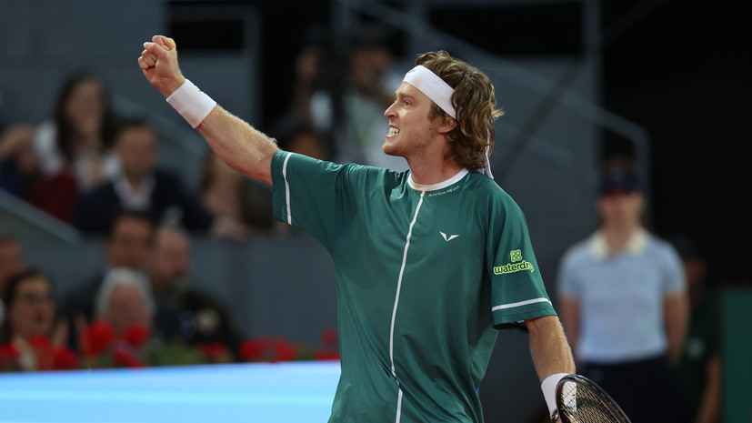 Рублёв победил Дардери и вышел в 1/2 финала турнира ATP в Гамбурге