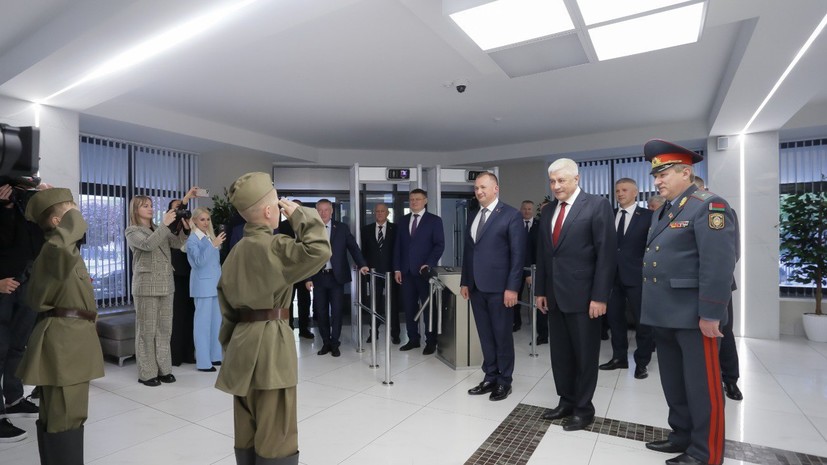 Колокольцев посетил Могилёвский спецлицей МВД Белоруссии