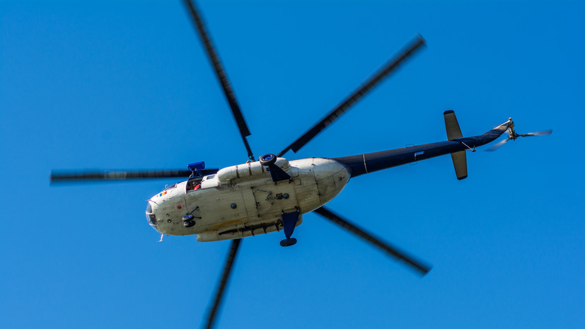 Очевидец сообщил о взрывах после крушения вертолёта под Орлом