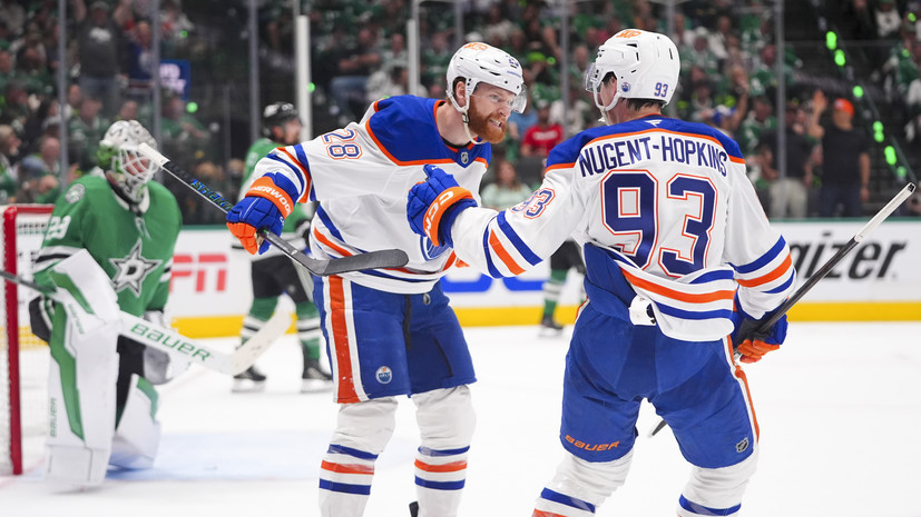 «Эдмонтон» разгромил «Даллас» и вышел вперёд в серии 1/2 финала плей-офф НХЛ