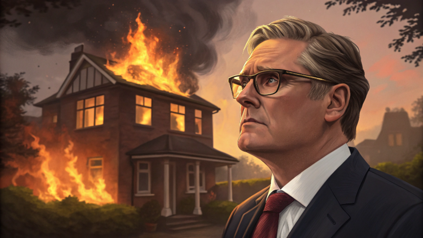 Песков назвал смешными подозрения Лондона относительно роли Москвы в поджоге дома Стармера