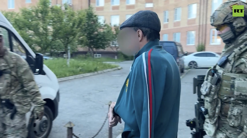 ФСБ опубликовала кадры задержания четверых членов банды Басаева и Хаттаба