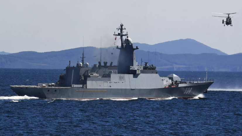 Учения российского флота начались в Балтийском море
