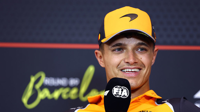 Норрис выиграл первую практику Гран-при Испании «Формулы-1»