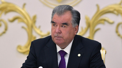 Президент Таджикистана Эмомали Рахмон прибыл в Москву
