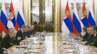 «Дружба наших братских народов закалилась в те суровые военные годы»: Путин — об отношениях России и Сербии