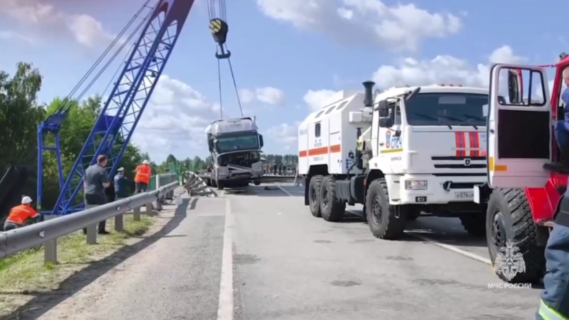 Богомаз: число пострадавших при обрушении моста в Брянской области достигло 104