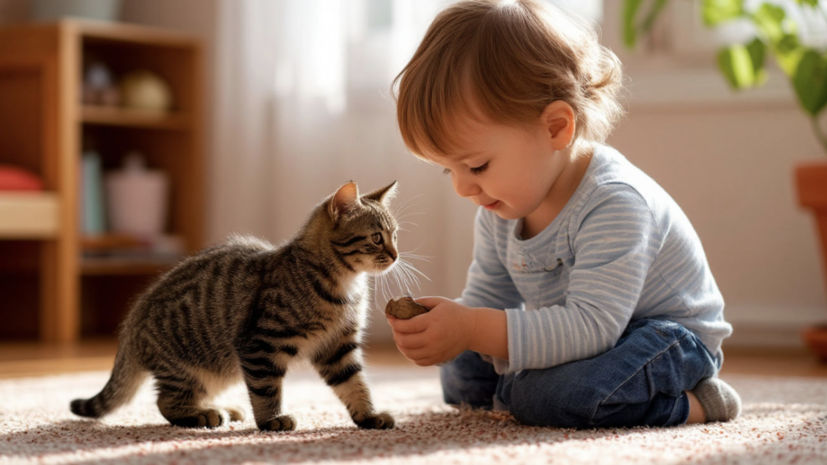 Профессор Милушина перечислила риски совместной жизни детей и кошек