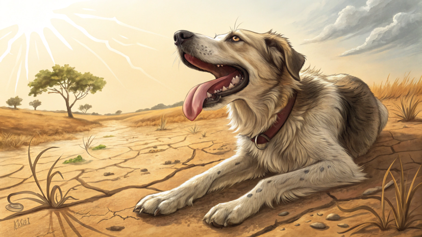 Ветврач Шеляков: учащённое дыхание может быть признаком перегрева животного