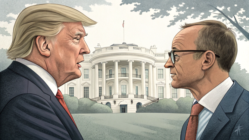 Bloomberg: Мерц не намерен пререкаться с Трампом в ходе визита в Вашингтон