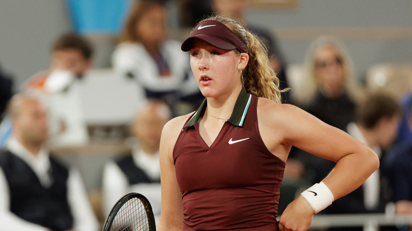 Андреева объяснила поражение от Буассон на «Ролан Гаррос»