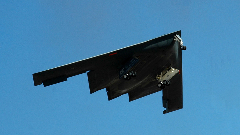 Бомбардировщик США B-2 испытал облегчённую противокорабельную бомбу Quicksink