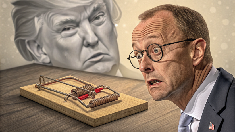 El País: Мерц подготовился, чтобы не попасть в «мышеловку Трампа»