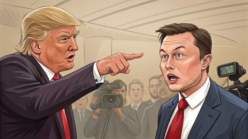 Трамп заявил, что Маск «психанул»