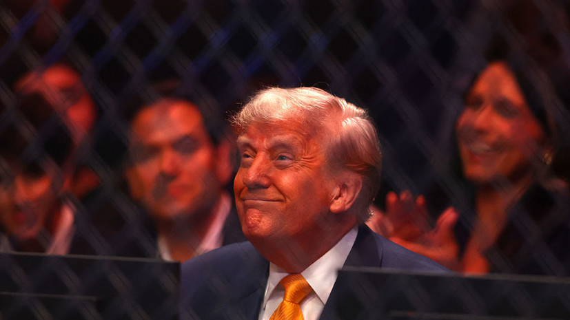 Двалишвили встал на колено перед Трампом после победы в UFC