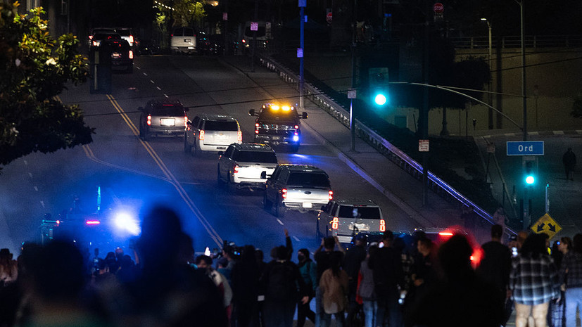 Дмитриев назвал беспорядки в Лос-Анджелесе следствием идиотской политики Байдена