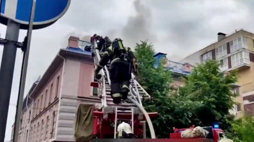 Врачи в Нижнем Новгороде продолжали оперировать во время тушения пожара