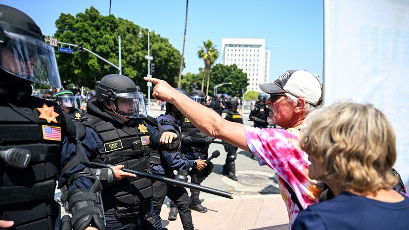 Американист Дробницкий прокомментировал беспорядки в Лос-Анджелесе