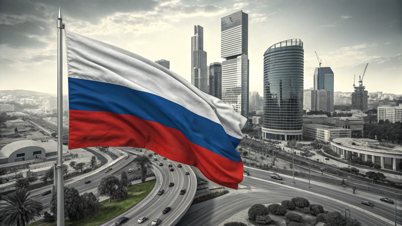 В Тель-Авиве развернули огромный российский флаг в преддверии Дня России