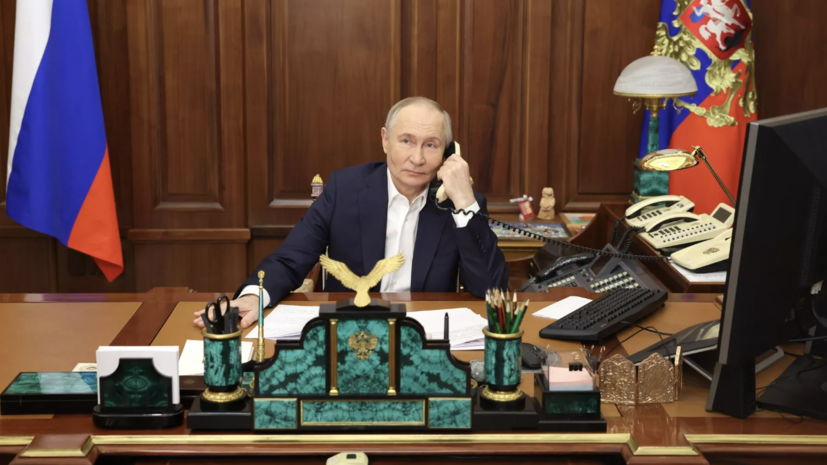 Путин провёл телефонный разговор с президентом Узбекистана Мирзиёевым