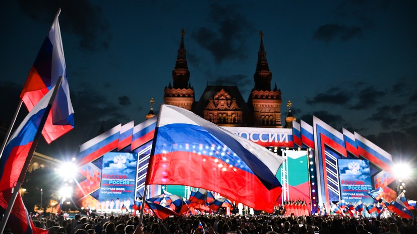 МВД: более 70 тысяч человек посетили в Москве концерт, посвящённый Дню России