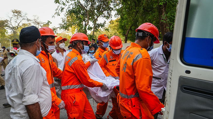 HT: тела 265 погибших извлечены на месте крушения самолёта в Индии