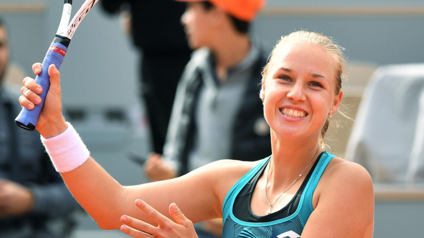 Блинкова победила Рахимову на старте турнира WTA в Ноттингеме