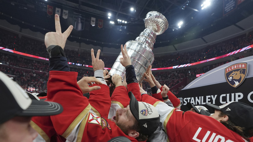 IIHF не упомянула россиян в постере в честь победы «Флориды» в Кубке Стэнли