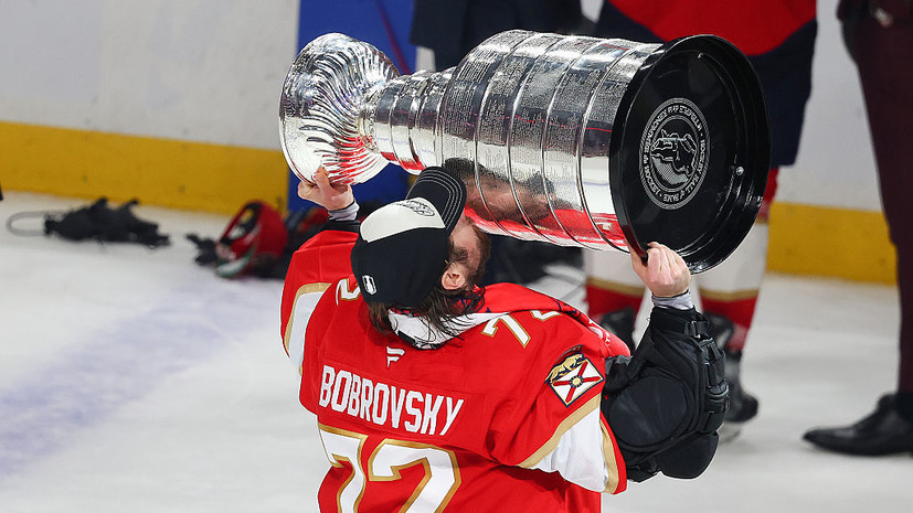 IIHF обновила постер в честь победы «Флориды» в Кубке Стэнли, добавив Бобровского