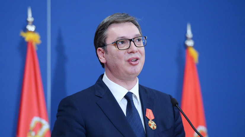 Вучич заявил об угрозах протестов из-за решения приостановить экспорт снарядов