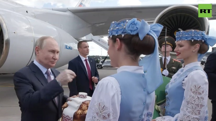 Путин прибыл в Белоруссию с двухдневным визитом
