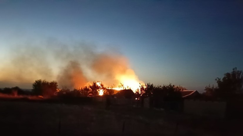 Сальдо: в Херсонской области ВСУ за сутки устроили пожары на площади более 600 га