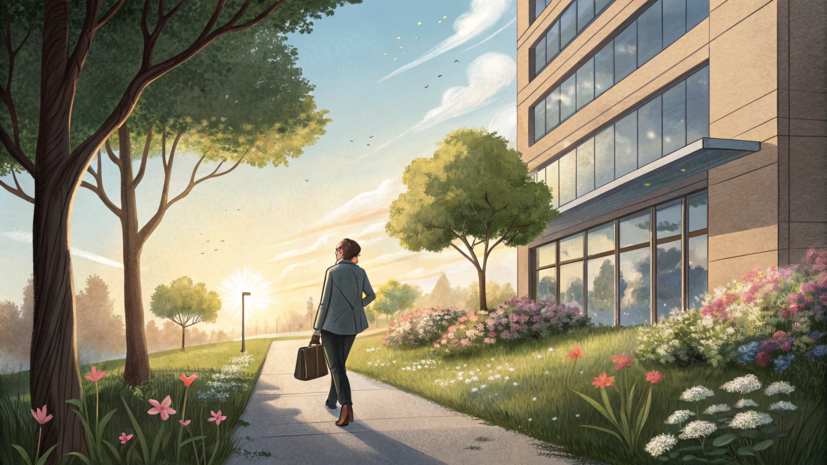 Психолог Клепинин посоветовал гулять на свежем воздухе после работы в офисе