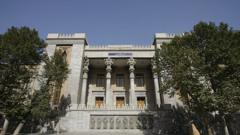 МИД Ирана вызвал главу украинской дипмиссии, чтобы вручить ему ноту протеста