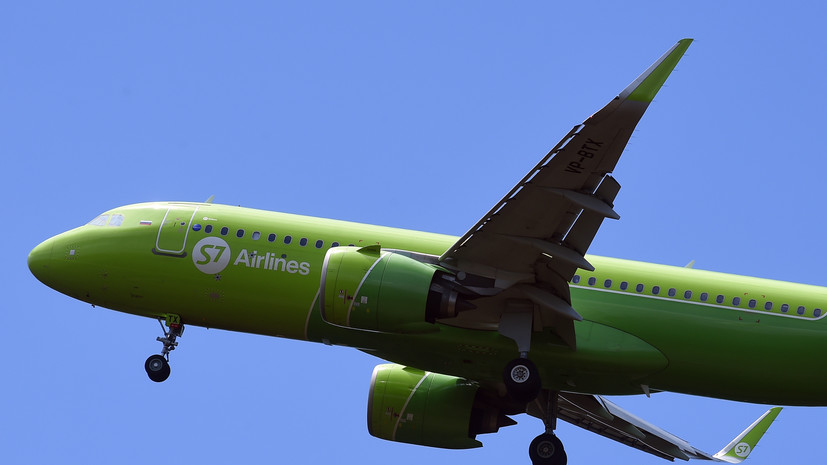 Aviaincident: самолёт S7 подал сигнал из-за отказа двигателя во время полёта