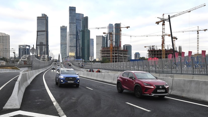 В Москве автомобилисты 15 млн раз проехали по проспекту Багратиона за два года