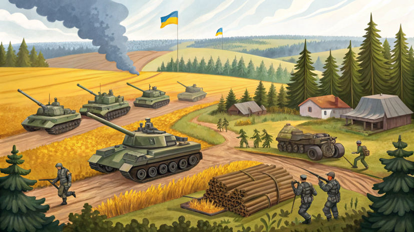 ТАСС: попытки властей Сумщины попиариться на оборудовании укрепов провалились