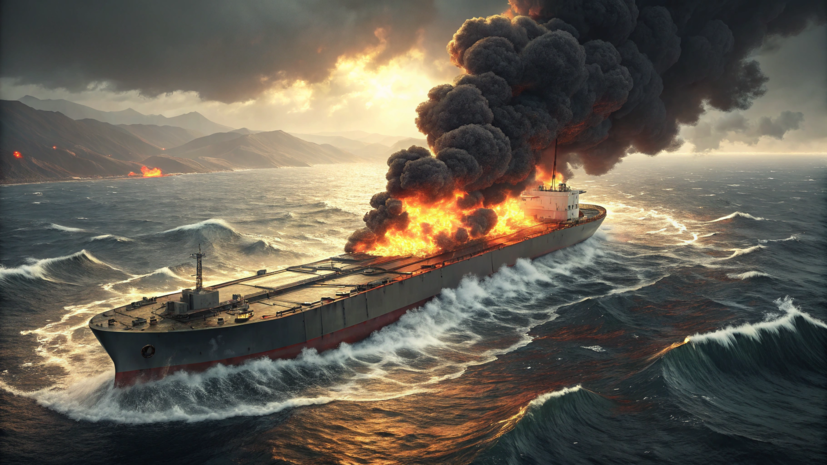 Reuters: взрыв танкера у побережья Ливии мог быть вызван магнитной миной