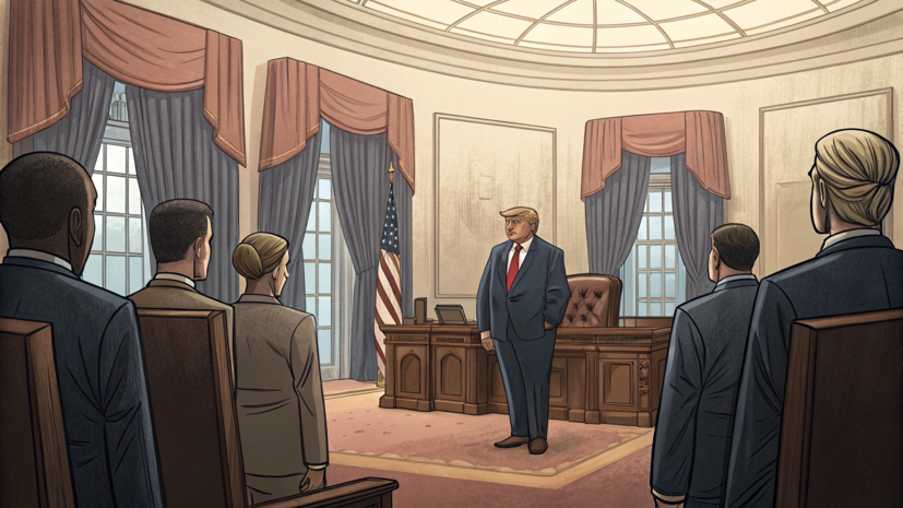 NBC: Трамп показал сенаторам комнату, где Клинтон встречался с Левински