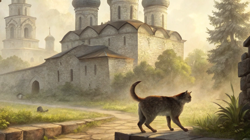 В монастыре рассказали подробности о прославившемся в интернете коте