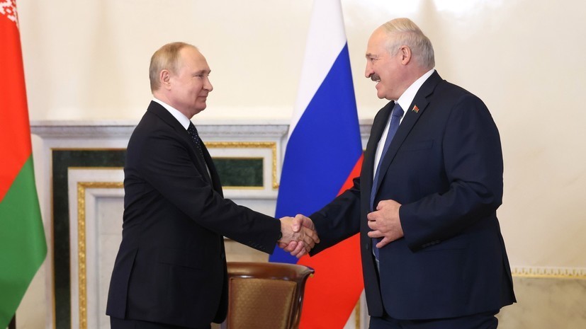 Путин поздравил Лукашенко по случаю Дня независимости Белоруссии