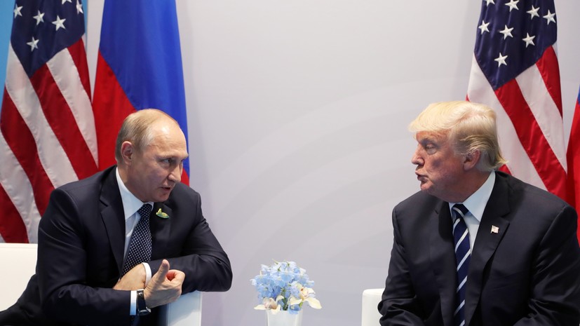 Путин и Трамп в ходе разговора затронули тему развития событий в Сирии