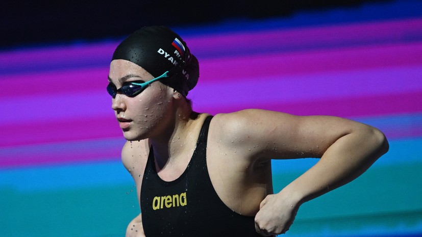 Пловчиха Дьякова победила на 800-метровке вольным стилем на чемпионате Европы среди юниоров