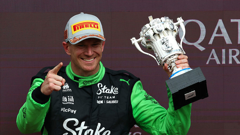 Хюлькенберг завоевал первый подиум в карьере после старта с 19-го места