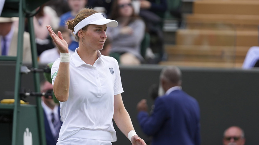 Самсонова — о выходе в дебютный четвертьфинал Уимблдона: меня знобит