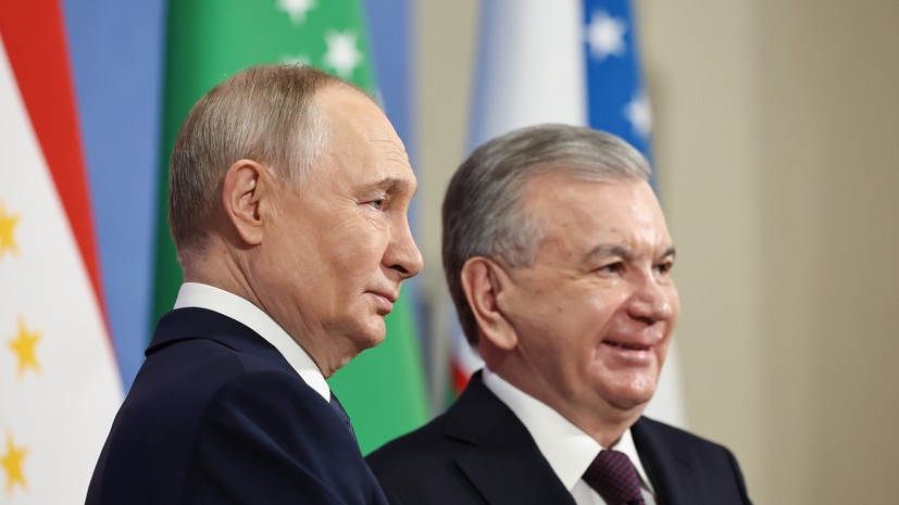 Путин и Мирзиёев обсудили развитие отношений России и Узбекистана