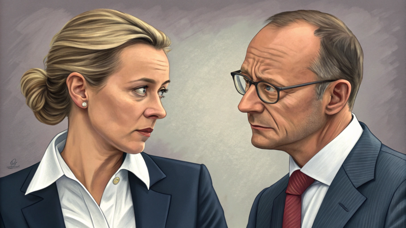 Лидер АдГ назвала Мерца «бумажным канцлером» и обвинила в нарушении обещаний