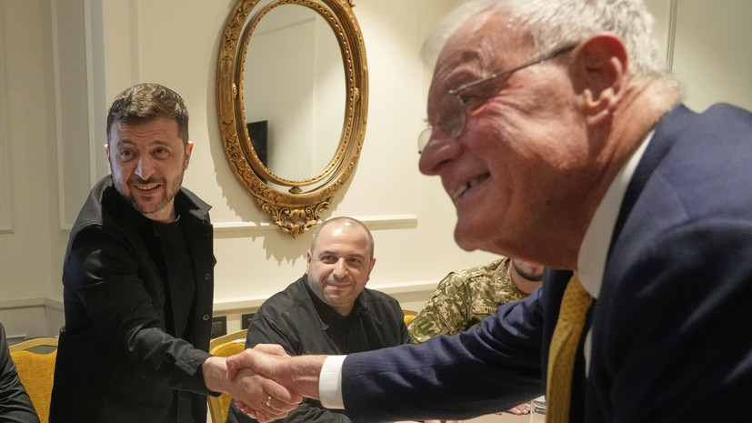 Зеленский встретился со спецпосланником президента США Келлогом в Риме